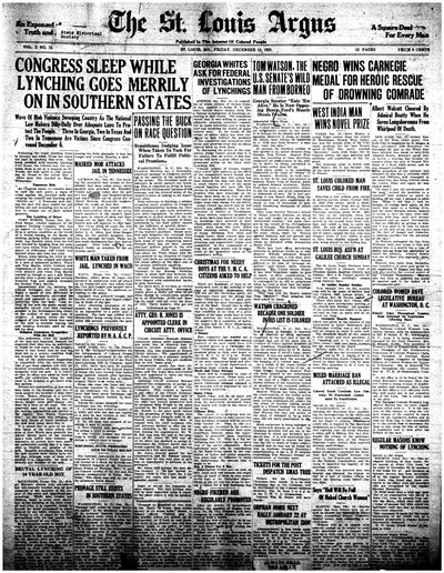St. Louis Argus, Dec 16, 1921