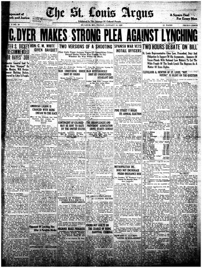 St. Louis Argus, Jan 13, 1922