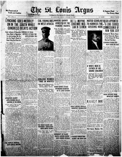 St. Louis Argus, Jan 20, 1922