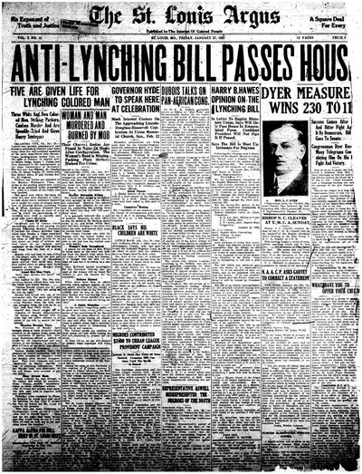 St. Louis Argus, Jan 27, 1922