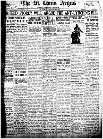 St. Louis Argus, Mar 31, 1922