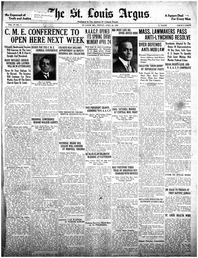 St. Louis Argus, Apr 28, 1922