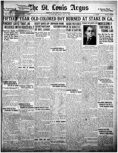 St. Louis Argus, May 19, 1922
