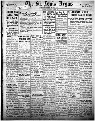 St. Louis Argus, May 26, 1922