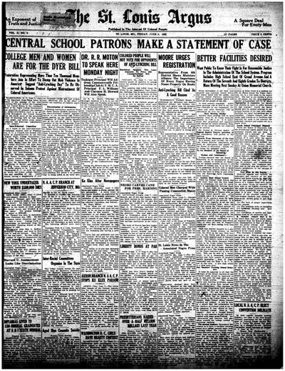 St. Louis Argus, Jun 9, 1922
