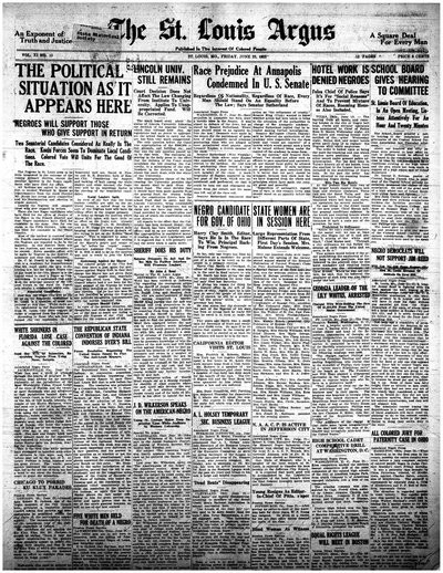 St. Louis Argus, Jun 23, 1922