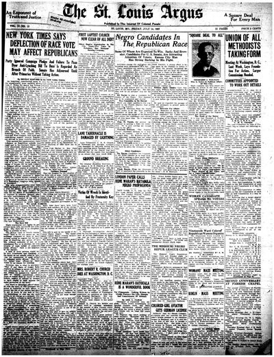 St. Louis Argus, Jul 14, 1922