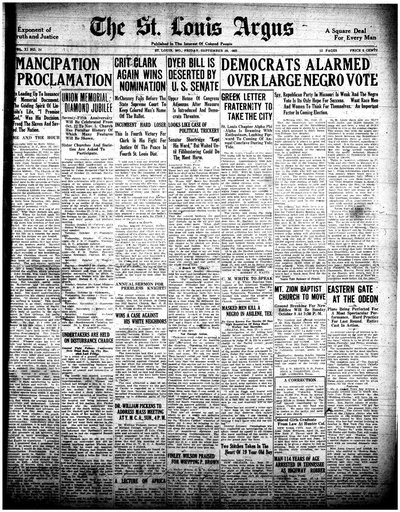 St. Louis Argus, Sep 29, 1922