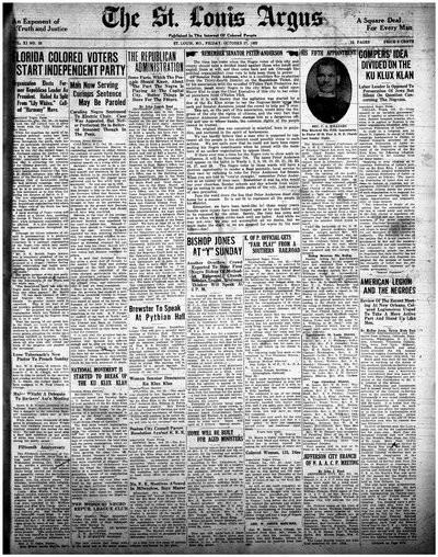 St. Louis Argus, Oct 27, 1922
