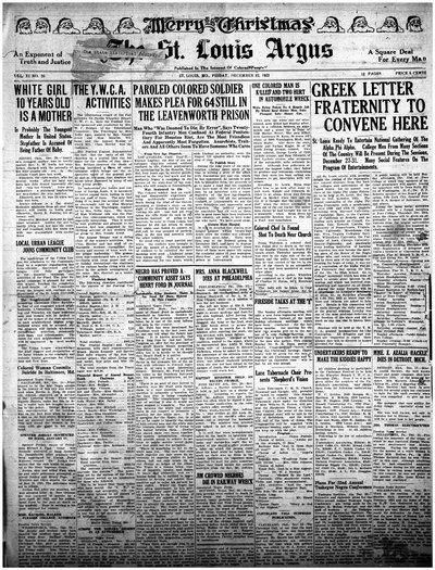 St. Louis Argus, Dec 22, 1922