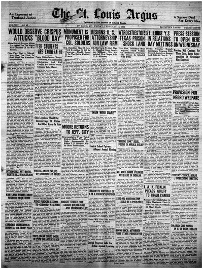 St. Louis Argus, Feb 13, 1925