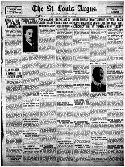 St. Louis Argus, May 22, 1925