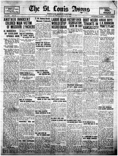 St. Louis Argus, Aug 15, 1925