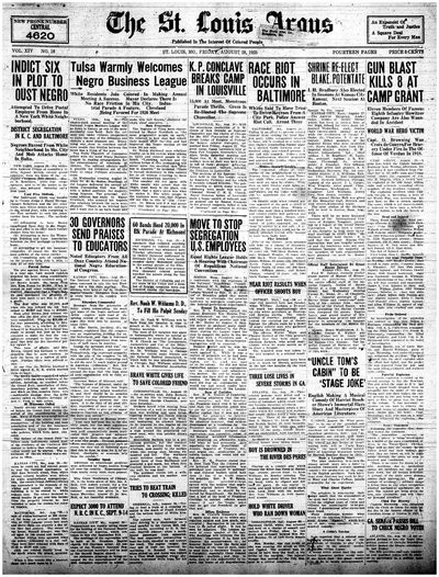 St. Louis Argus, Aug 28, 1925