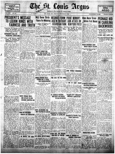 St. Louis Argus, Oct 9, 1925