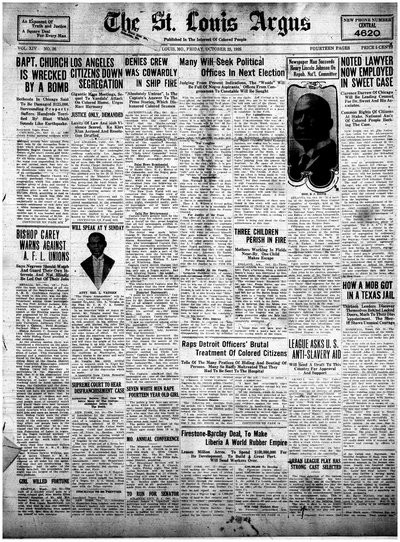 St. Louis Argus, Oct 23, 1925