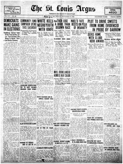 St. Louis Argus, Nov 13, 1925