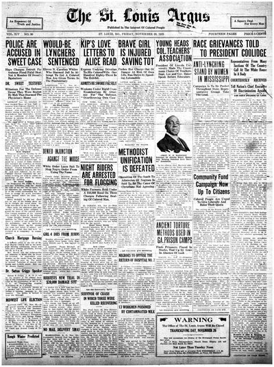 St. Louis Argus, Nov 20, 1925