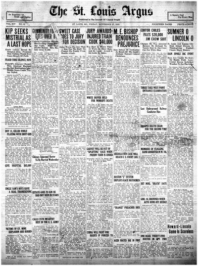 St. Louis Argus, Nov 27, 1925