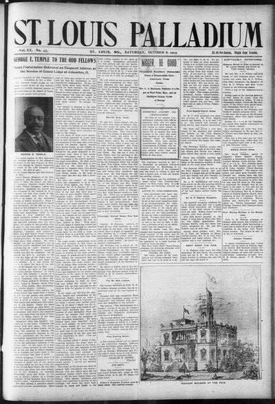 St. Louis Palladium, Oct 8, 1904