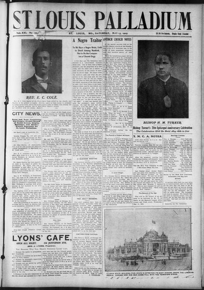 St. Louis Palladium, May 13, 1905