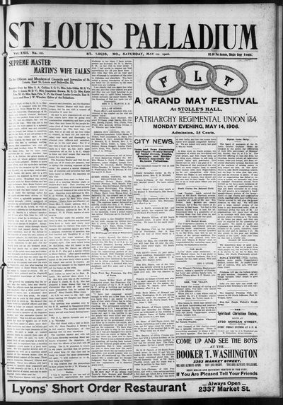 St. Louis Palladium, May 12, 1906