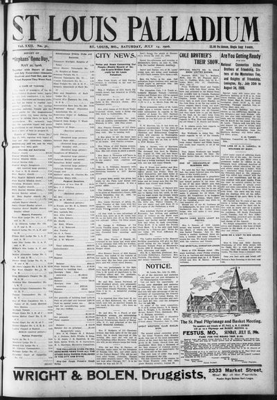 St. Louis Palladium, Jul 14, 1906