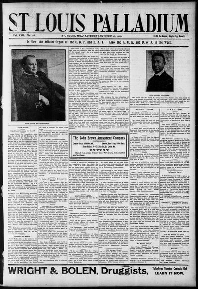 St. Louis Palladium, Oct 27, 1906
