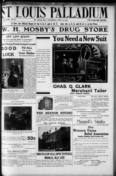 St. Louis Palladium, Apr 20, 1907