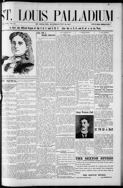 St. Louis Palladium, May 25, 1907