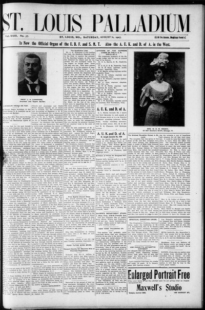 St. Louis Palladium, Aug 31, 1907