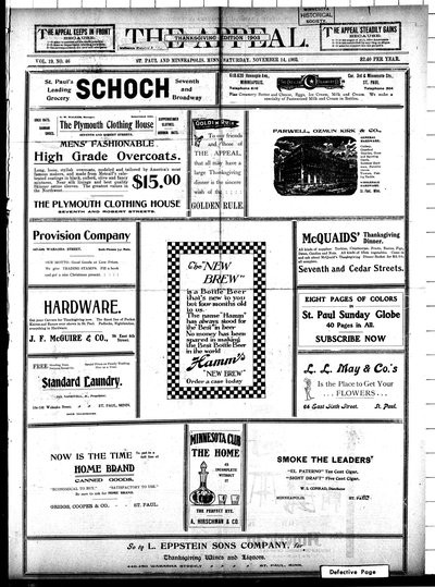The Appeal, Nov 14, 1903
