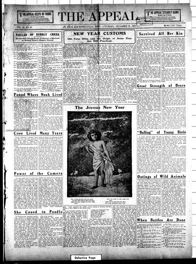 The Appeal, Dec 31, 1904