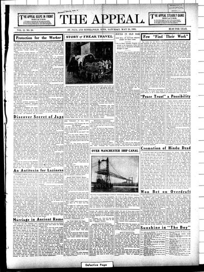 The Appeal, May 20, 1905