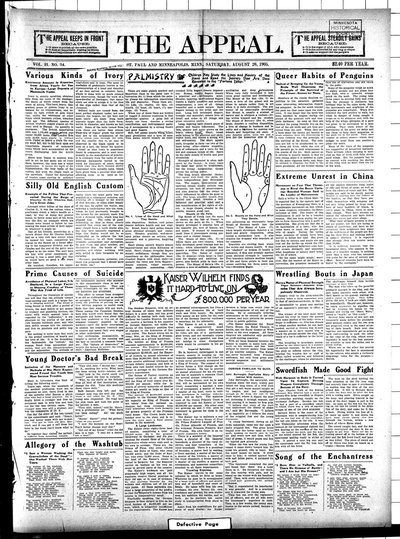 The Appeal, Aug 26, 1905