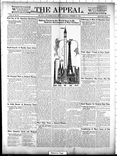 The Appeal, Oct 21, 1905