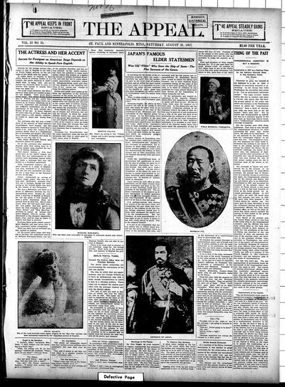 The Appeal, Aug 31, 1907