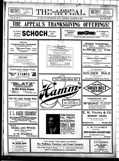 The Appeal, Nov 21, 1908
