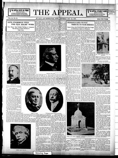 The Appeal, May 22, 1909