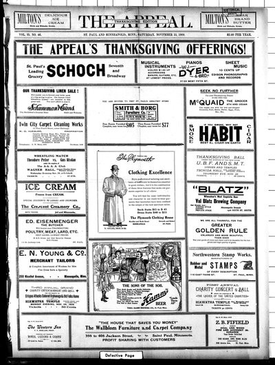 The Appeal, Nov 13, 1909