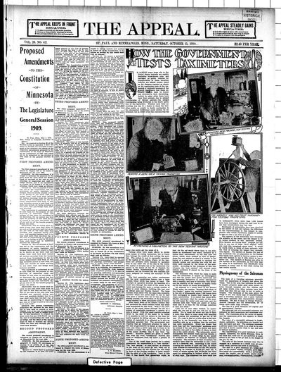 The Appeal, Oct 15, 1910