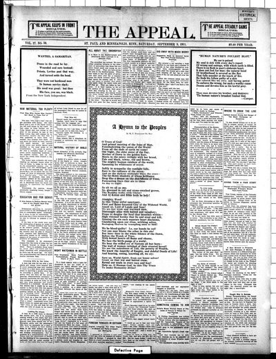 The Appeal, Sep 9, 1911