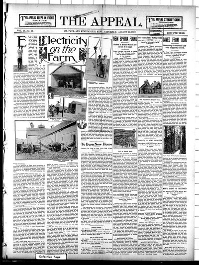 The Appeal, Aug 17, 1912