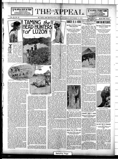 The Appeal, Sep 21, 1912