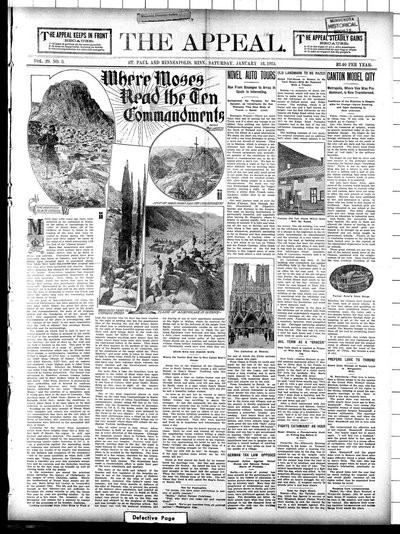 The Appeal, Jan 18, 1913