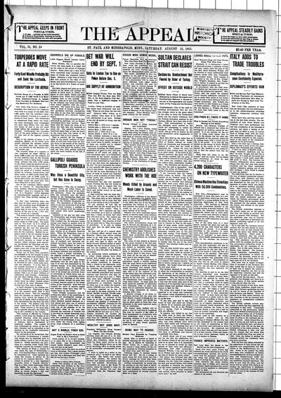 The Appeal, Aug 21, 1915