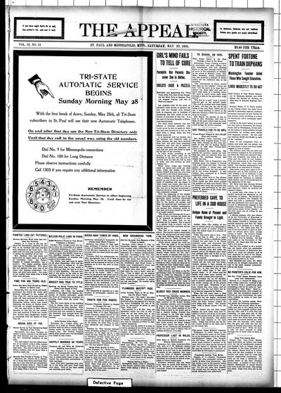 The Appeal, May 20, 1916