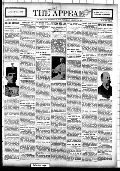 The Appeal, Aug 12, 1916