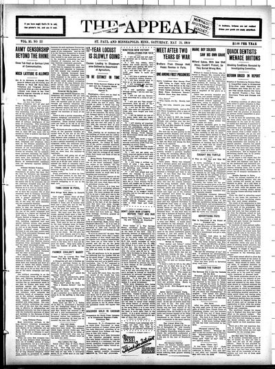 The Appeal, May 31, 1919