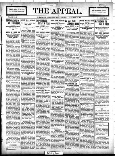 The Appeal, Jan 17, 1920